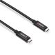 Lindy 43308 USB-Kabel USB 3.2 Gen 2 (3.1 Gen 2) 5 m USB-C Schwarz