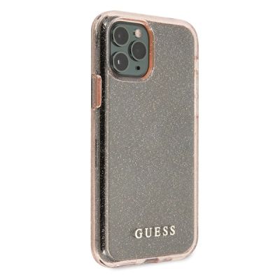 5. Guess GUHCN65PCGLPI iPhone 11 Pro Max pink/pink Hartschalenetui Glitter