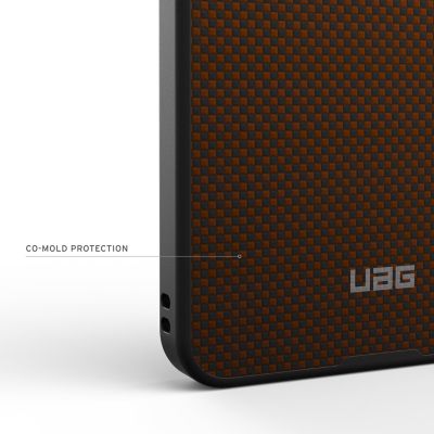 5. UAG Fibr Armr Magnet – Hülle mit integriertem Magnetmodul für Samsung Galaxy S26 Ultra (orange/charcoal)