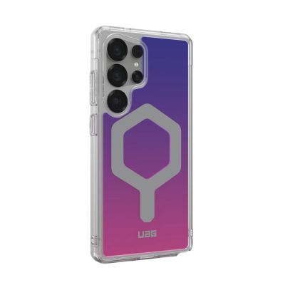 5. UAG Plyo Pro - Schutzhülle für Samsung Galaxy S25 Ultra 5G mit integriertem Magnetmodul (lila/pinker Farbverlauf)