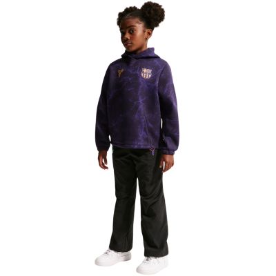 7. Nike FC Barcelona Kinder-Sweatshirt Schwarz und Lila IO4660 010