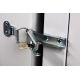 13. Digitus Unique 19" 9U 600x600 Wand-Netzwerkschrank, Glastür, grau, segmentiert, faltbar, 100 kg