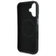 7. Guess Grained Triangle MagSafe Hülle für iPhone 16 - Schwarz