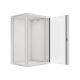 6. Lanberg WF01-6622-10S Rack 22U Wandschrank Grau