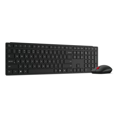 6. Lenovo 4X31S04814 Tastatur und Maus inklusive, Office RF Wireless + Bluetooth, Deutsch, Schwarz