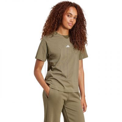 4. adidas Essentials Baumwoll-T-Shirt mit kleinem Logo W JI6074