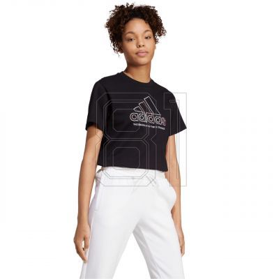 4. adidas Xpress Logo T-shirt W IW5161