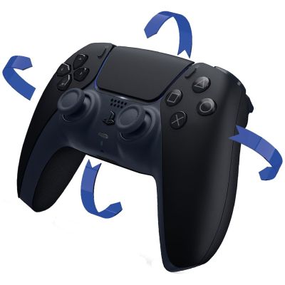 2. PS5 SONY DualSense Wireless-Controller, Mitternachtsschwarz + USB-Kabel