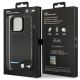 8. BMW Leder-Carbon-Hülle für iPhone 13 Pro Max – Schwarz