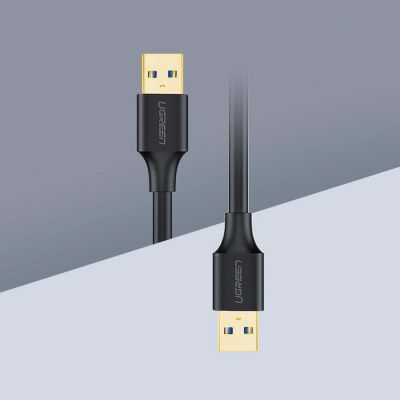9. Ugreen US128 10371 USB-A 3.0 / USB-A 3.0 5Gb/s Kabel 2m – Schwarz