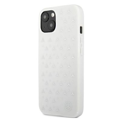 2. Mercedes Silver Stars Pattern Case für iPhone 13 - Weiß