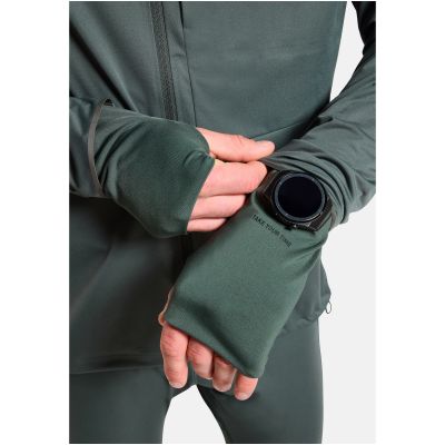 8. Odlo Jacket ZEROWEIGHT PRO WARM REFLECTIVE – grüne isolierte Jacke