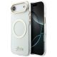 2. Guess IML Script Metal MagSafe Hülle für iPhone Air – Transparent