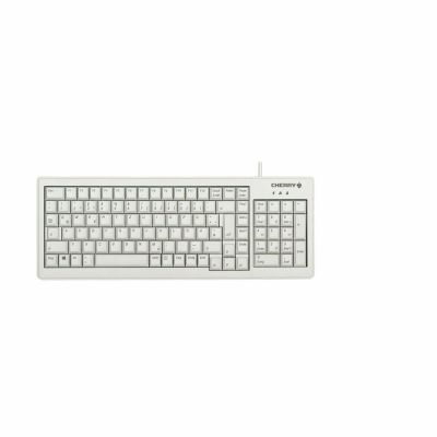 5. Tastatur CHERRY TAS G84-5200, kabelgebunden, DE-Layout, Hellgrau