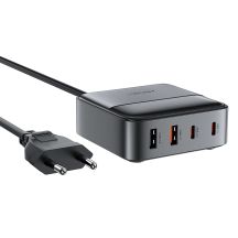 Acefast Z6 GaN Tischladegerät 2x USB-A / 2x USB-C PD 65W - Schwarz