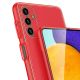 7. Dux Ducis Yolo elegante Hülle aus ökologischem Leder für Samsung Galaxy A13 5G rot
