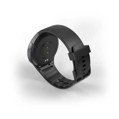 8. Hama 8900 GPS AMOLED Smartwatch 1,43 Zoll mit Silikonarmband - Schwarz