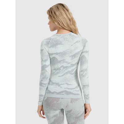 2. Nahtlose Thermounterwäsche für Damen (Oberteil) 4F 4FWAW25USEAF208-34A