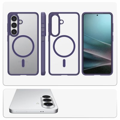 15. Spigen Ultra Hybrid Mag MagSafe Hülle für Samsung Galaxy S26+ - Transparentes Marineblau