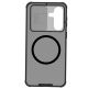 6. Nillkin CamShield Pro Magnetic Case für Samsung Galaxy A57 5G – Transparent Schwarz