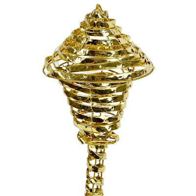 2. Dekorative Laterne, 40 LEDs, 57 cm, Gold