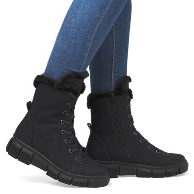 17. Rieker W X3402-00 RKR743 Pelzstiefeletten