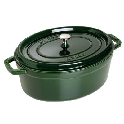 Ovaler gusseiserner Topf STAUB 40509-365-0 – grün, 5,5 l