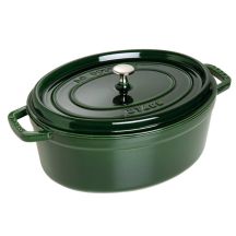 Ovaler gusseiserner Topf STAUB 40509-365-0 – grün, 5,5 l