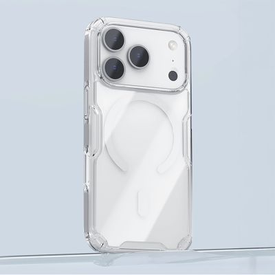 6. Nillkin Nature TPU Pro MagSafe-kompatible Hülle für iPhone 17 Pro – Weiß