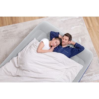 3. Bestway 67630 / 23 Luftmatratze Doppelmatratze Blau, Weiß Unisex