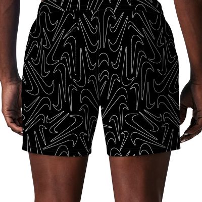 2. Nike Breaker Tossed Swoos 5" Volley-Badeshorts schwarz NESSG572 001