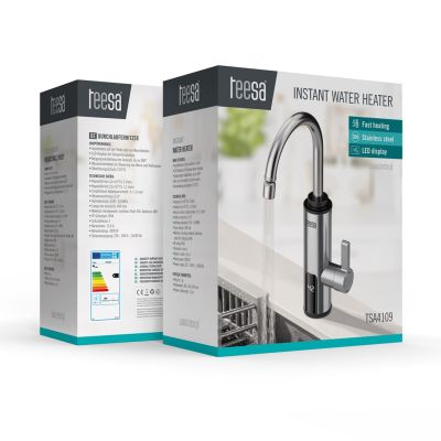 7. TEESA Durchfluss-Wassererhitzer TSA4109 Metall-Küchenarmatur