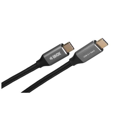 3. IBOX IKUMTC31G2 Kabel (USB Typ C - USB Typ C; 1 m; schwarz)