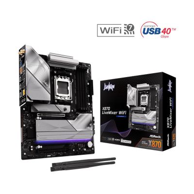 13. Asrock X870 LIVEMIXER WIFI Mainboard