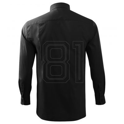 2. Malfini Style Shirt LS M MLI-20901 Schwarz