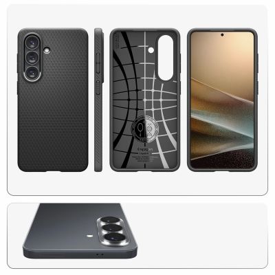 16. Spigen Liquid Air Hülle für Samsung Galaxy S26+ - Matt Schwarz
