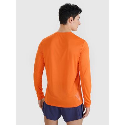 4. Schnelltrocknendes Herren-Laufshirt mit langen Ärmeln 4F 4FWSS25TFLOM326-70S