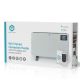 10. Nedis HTCO50WTW Heizlüfter für den Innenbereich, weiß, 2000 W, elektrischer Konvektor