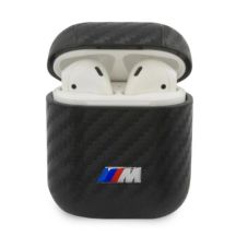 BMW PU Carbon M Collection Schutzhülle für AirPods 1/2 - Schwarz