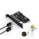 11. USB-3.0-PCI-E-Erweiterungskarte mit 7 Anschlüssen für Desktop-Gehäuse