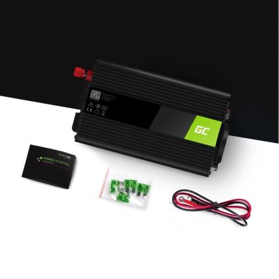4. GREEN CELL INV08 WECHSELRICHTER 12V-230V 1000W/2000W MODIFIZIERTE SINUSWELLEN