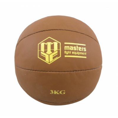 3. Medizinball MASTERS PL-BROWN 5 kg