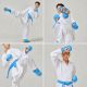 13. Karate WKF BLAU Schienbein- und Fußschützer | MOOTO