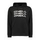 2. O'Neill Herren-Sweatshirt mit Kängurutasche, komplett schwarz, modisch