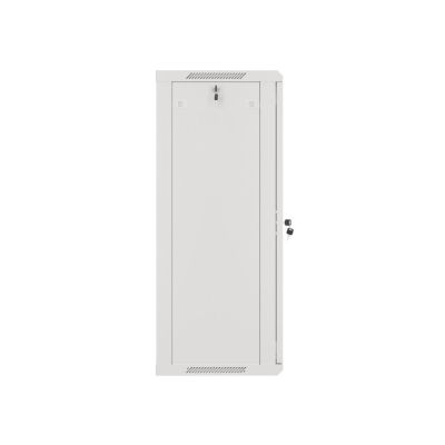 13. Lanberg WF01-6422-10S Rack-Schrank (22 HE; 1080 mm / 600 mm / 450 mm; Wandmontage; Glas; 19 Zoll; grau)