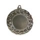 Silbermedaille mit Platz für ein 25-mm-Emblem – Stahlmedaille