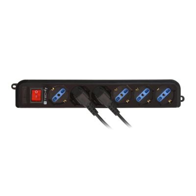 4. TECHLY STECKDOSE MIT USV-KABEL - 6 STECKDOSE