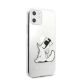 3. Karl Lagerfeld Choupette Fun iPhone 11 / Xr Hülle - Transparent