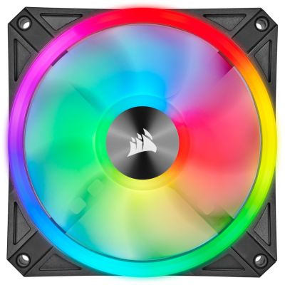 3. Corsair | QL-Serie Dual 140-mm-PWM-Lüfter-Kit mit CORE Lighting Node | QL140 RGB-Beleuchtung | Gehäuselüfter