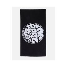Schwarzes Strandtuch mit RIP CURL Logo